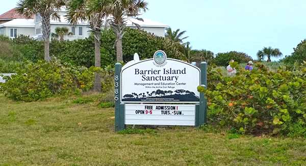 Barrier Island Santuary Sign