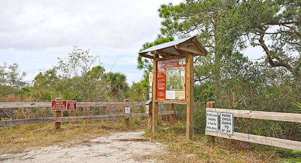 Entrance to santuary with information area Entrance to santuary with information area