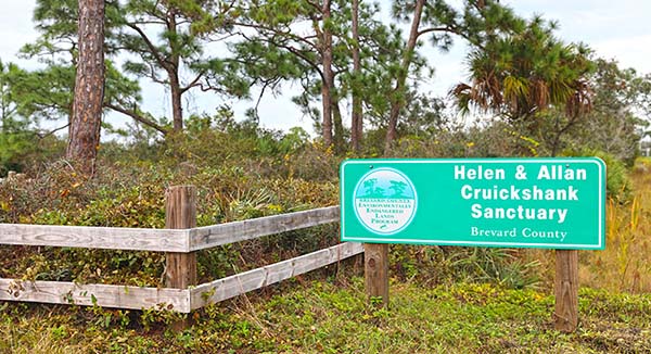 Helen and Allan Cruickshank Sanctuary Sign
