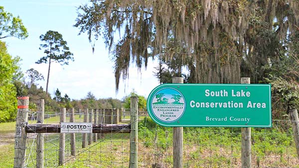 South Lake Convservation Area Sign