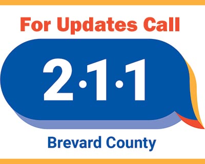 For updates call 2 1 1.