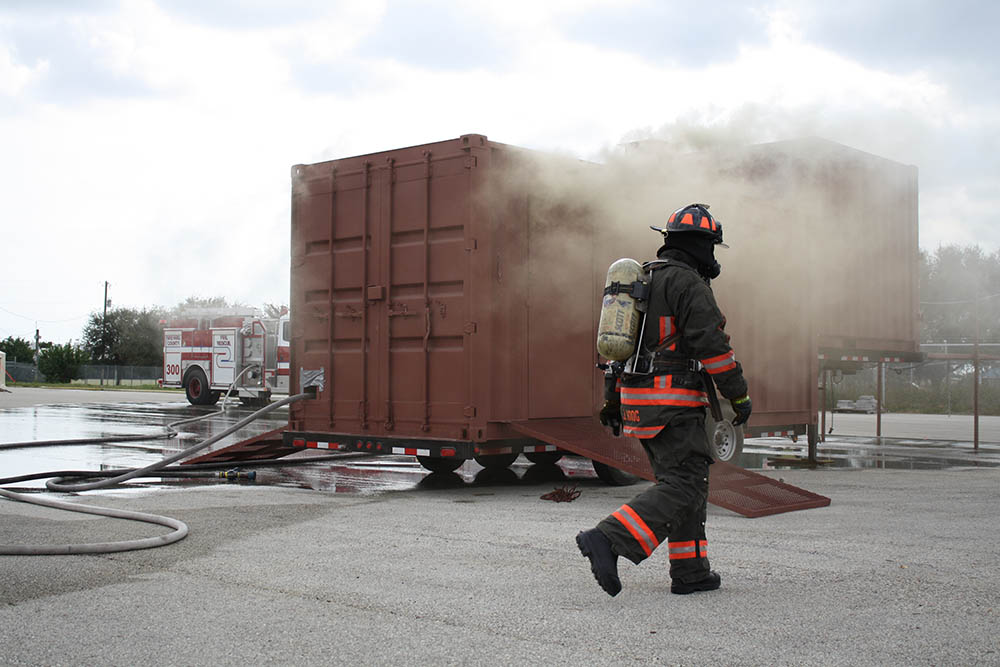 brevard county fire rescue flashover simulator
