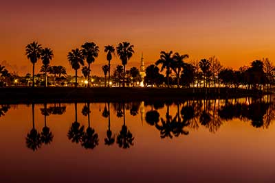 Waterfront coastline.