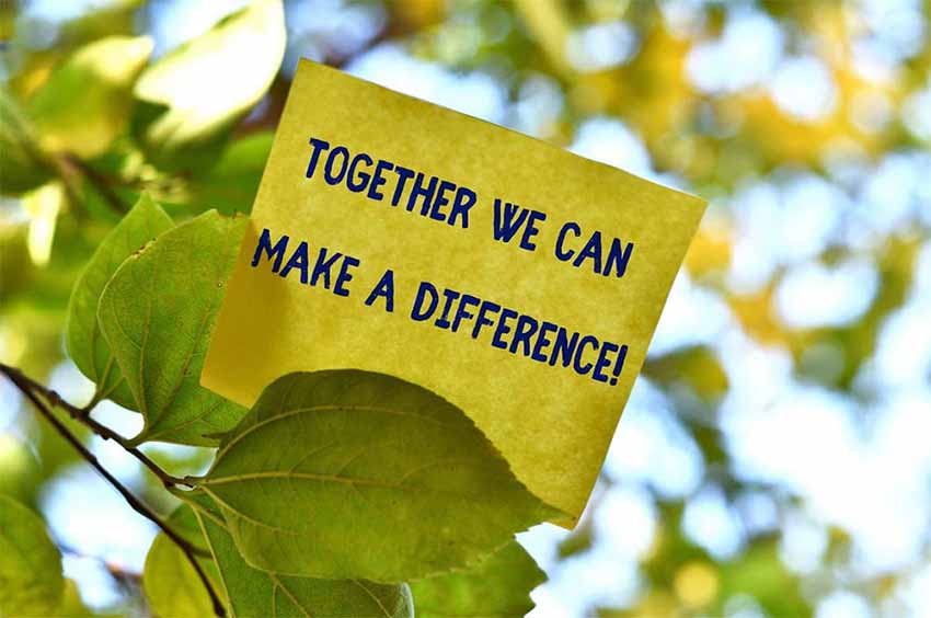 Together we can make a difference.
