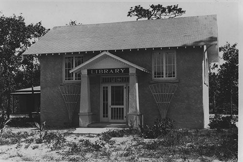 First Melbourne Public Library built in 1924.