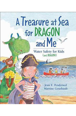 A treasure at sea for dragon and me: water safety for kids (and dragons) book cover