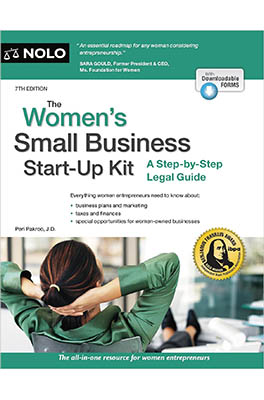 The women's small business start-up kit: a step-by-step legal guide book cover