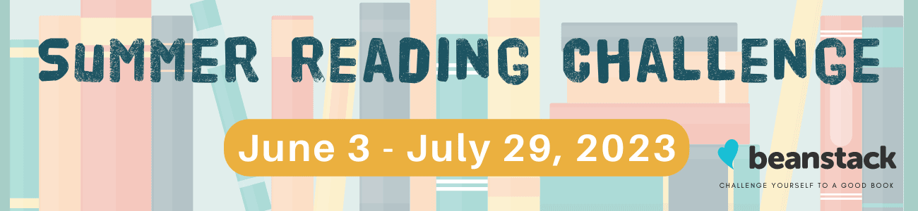 Summer Reading Challenge. June 3 to July 29, 2023