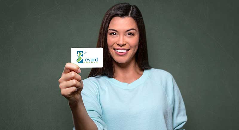 Woman With Library Card