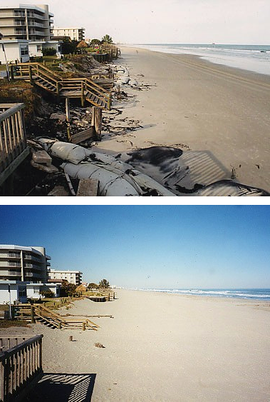 Brevard County Beaches Shore Protection - North Reach Before After Brevard County Beaches Shore Protection - North Reach Before After