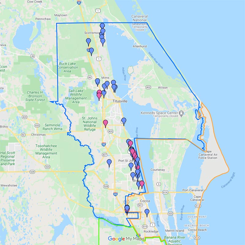 District 1 Project Map. Click link for details.