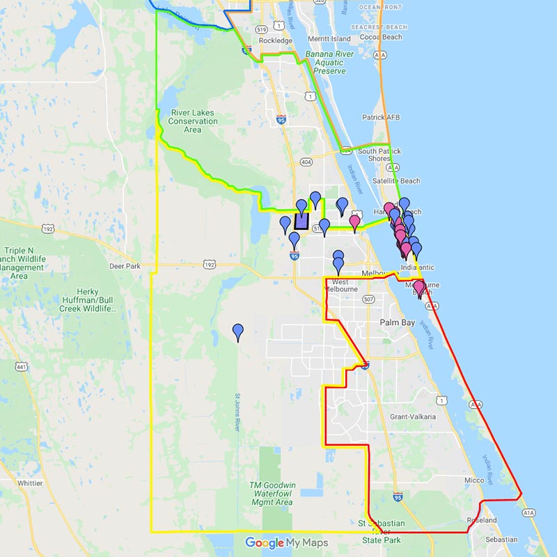 District 5 Project Map. Click link for details.