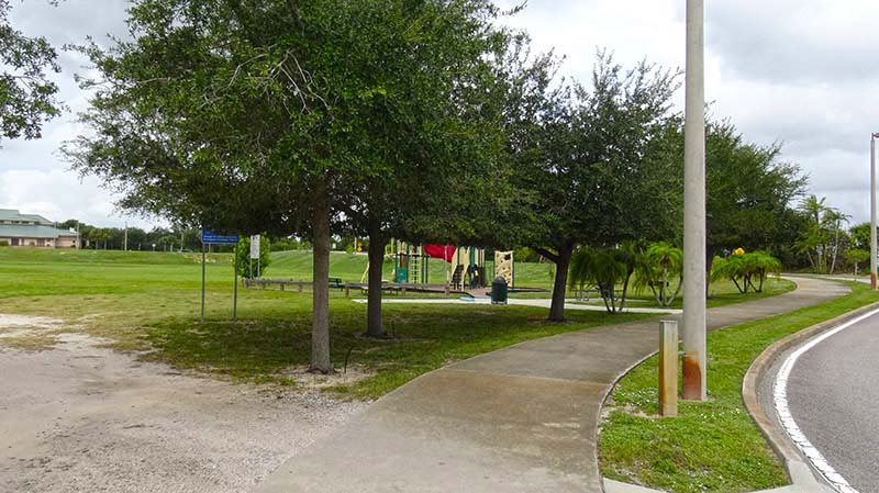 Entrance to park