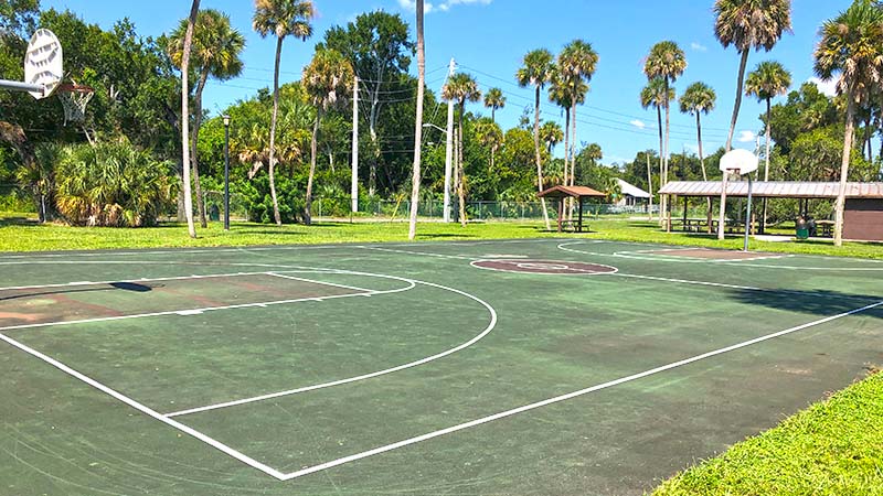 Blanton Park Basketball Park Basketball Court