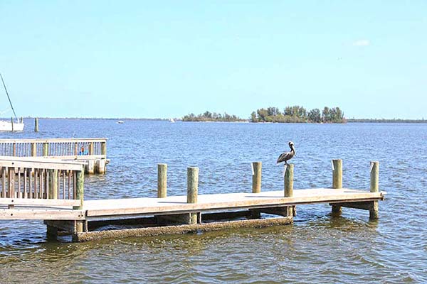 Dock on river