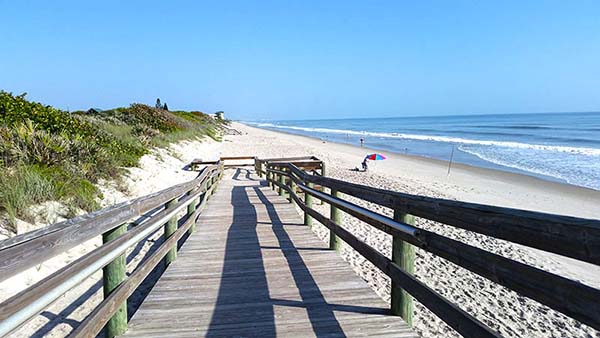 Beach Access boardwalk leading to beach