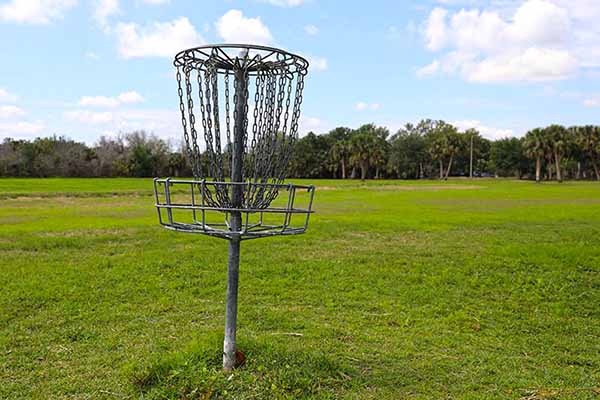 Disc Golf Course Disc Golf Course basket