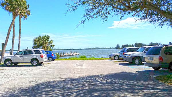 Boat dock view from shoreline