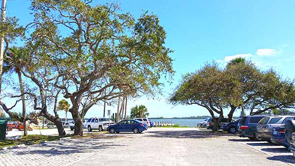 Boat ramp view from dock