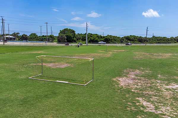 Soccer field.