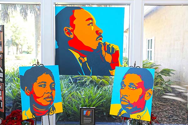 Paintings of black leaders