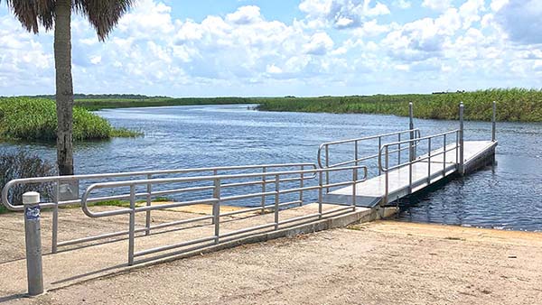 Boat ramp and dock