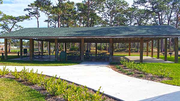 Large Pavilion with tables