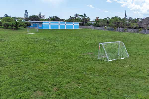 Soccer field.