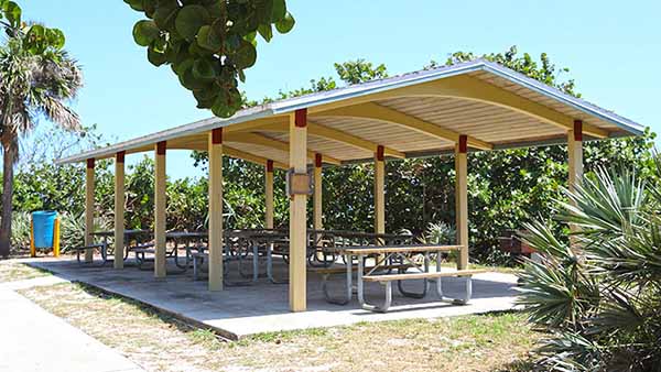 Covered Picnic Tables