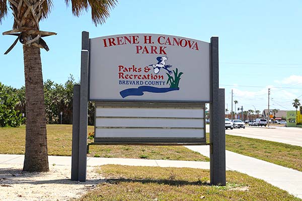 Irene H. Conova Park sign