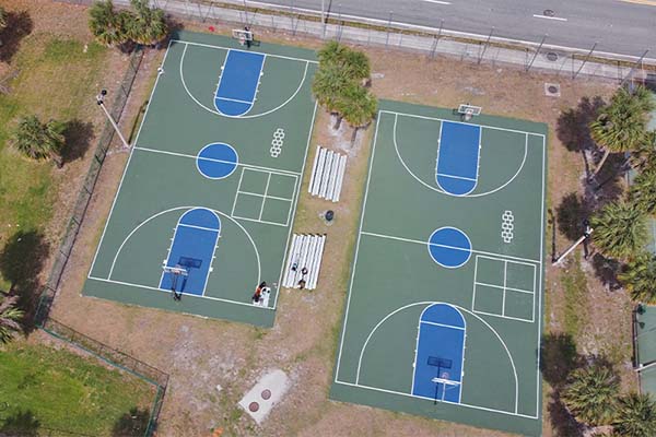 Basketball courts