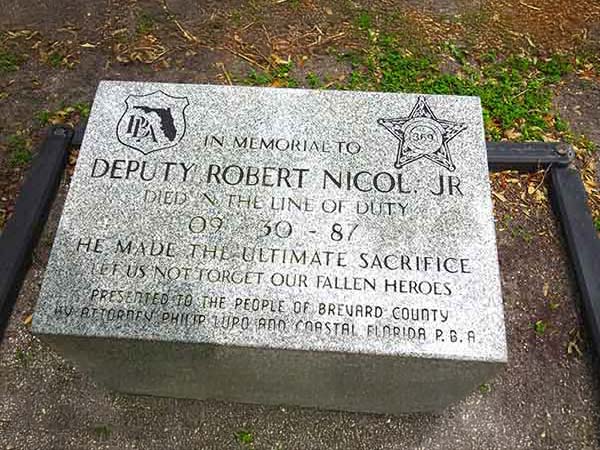 Robert Nicol Memorial Plaque