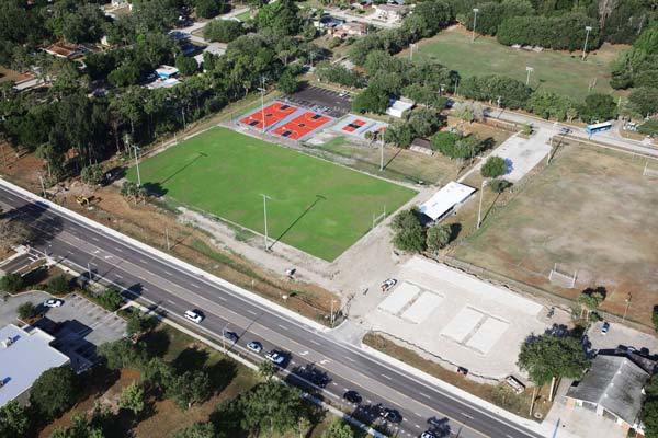 Provost-Park-aerial-view Aerial view of Provost Park