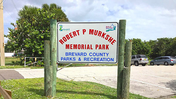 Robert P Murkshe Memorial Park Sign Robert P Murkshe Memorial Park Sign