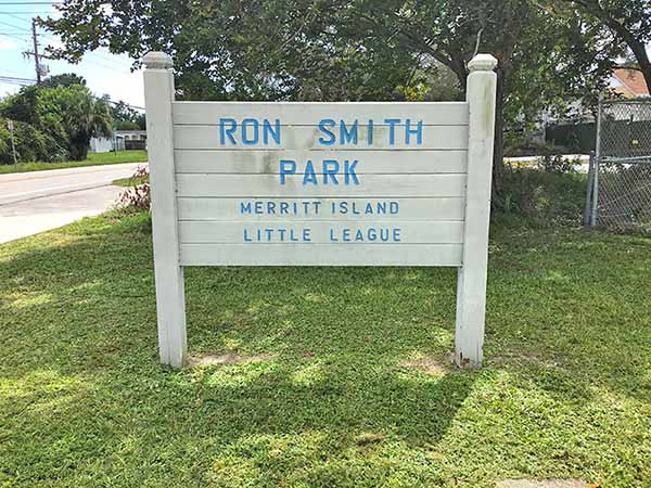 Ron Smith Park Sign