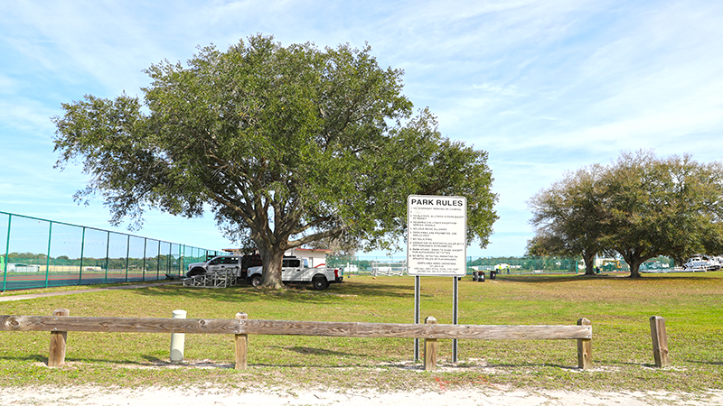 Park Rules Sign