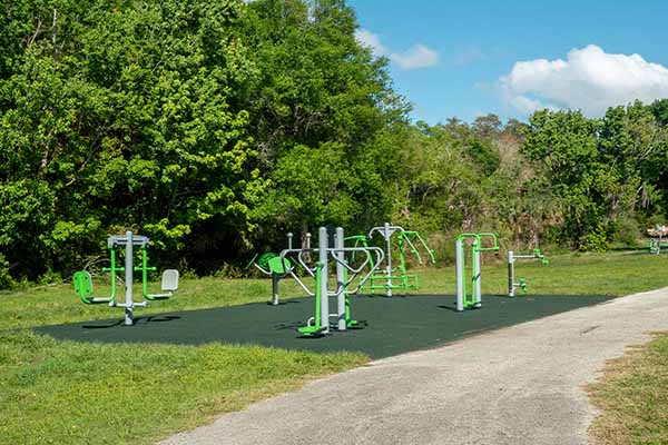 Exercise station.