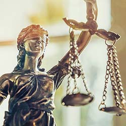 Justice Scale of justice.