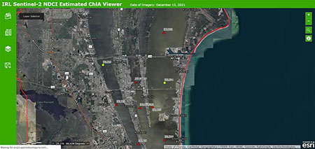 Screenshot of Algae Bloom story map. Click following link for details.