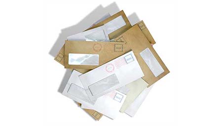 Stack of envelopes