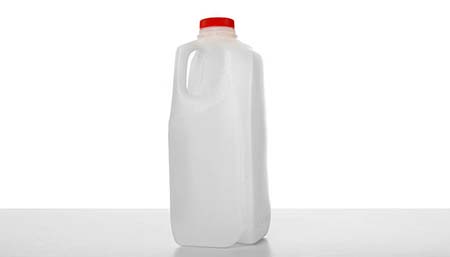 Half gallon jug of milk