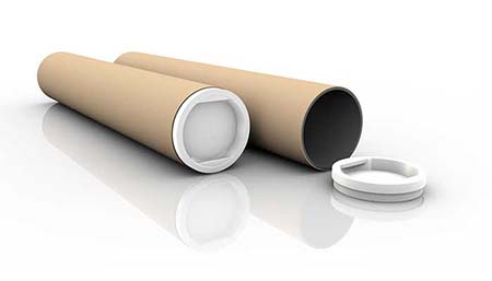 Cardboard shipping tubes